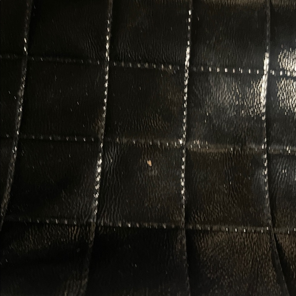 Tory Burch Black Quilted Patent Leather Marion Tote Bag - Picture 7 of 11